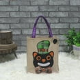 thumbnail image 4 of Wosthever Bolsas de asas de dulces de Halloween impresas, bolsa de azúcar de diseño único grande, textura decorativa, bolso no tejido, Tipo 2, 4 of 6