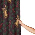 thumbnail image 4 of Bathroom Partition Shower Curtain 72x72in Bathroom Special Waterproof Mildew Resistant High Temperature With 12 Iron Hooks Elegant Christmas Bell And Holly Pattern, 4 of 7