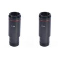 thumbnail image 1 of 2pcs 0.5X C Mount Microscope Adapter 23.2mm Electronic Eyepiece Reduction Lens 0.5X Microscope Relay Lens, 1 of 7