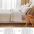thumbnail image 2 of Beartech 7 Piece Comforter Set King Size, Champagne Plaid Patchwork Comforter Bedding Set for All Season, Bed in a Bag with Flat Sheet & Fitted Sheet, Pillowcases & Pillow Shams, 2 of 8