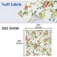 thumbnail image 5 of Dreamtimes Set of 6 Vintage Floral Patterns Satin Napkin Square 20 Inches Table Napkins Soft Smooth Decorative Napkins for Wedding Banquet Party Decoration, 5 of 6