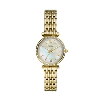 Fossil Women's Wristwatch, Jacqueline Rose Gold Dial, Stainless