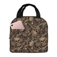 thumbnail image 1 of Disketp Brown Camouflage Skull Bolsa Térmica para Almuerzo para Hombre y Mujer, Ideal para Trabajo, Senderismo y Picnic, 1 of 8