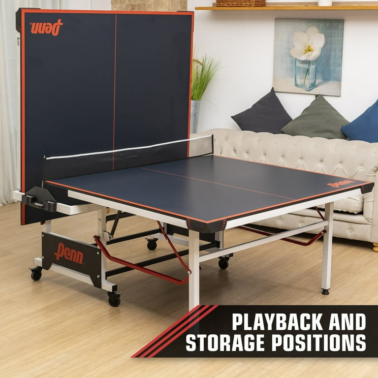 Penn Easy Setup Mid Size Table Tennis Table, Sets up in Minutes!