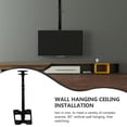 thumbnail image 3 of OUNONA Dining Room Adjustable Angle TV Bracket Monitor Wall Mount Rolled Steel 1Pcs, 3 of 8