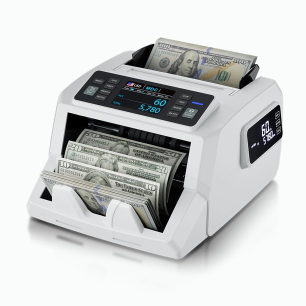 Contadora de billetes LOLARAN N71 de denominación mixta con detección UV, MG, IR y DD