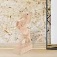 thumbnail image 5 of OUNONA Wood Carved Horse Figurine for Home Decoration Beige Color Wood Craft Statue 7.8 Inches, 5 of 6