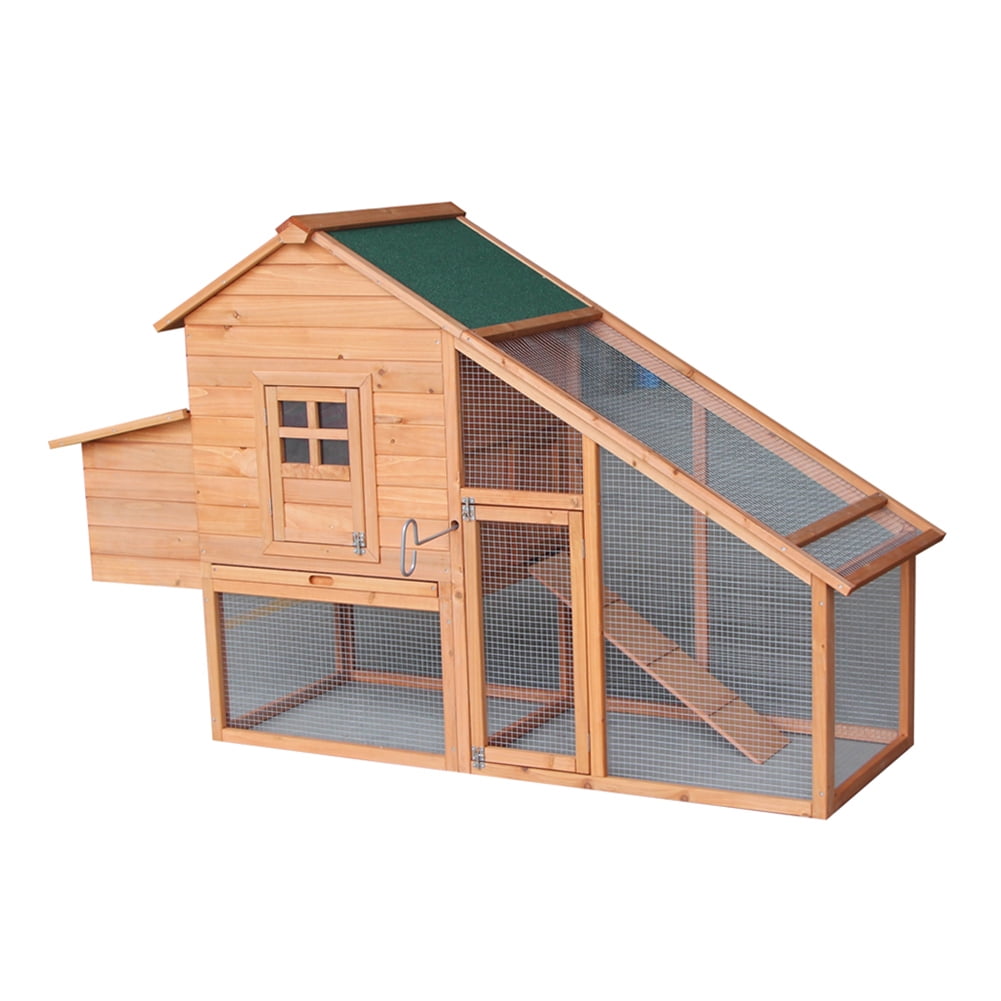 Kadyn Wooden Chicken Coop, Outdoor Rabbit Cage, Rabbit Cage with Lockable Door for Indoor Backyard,Large Chicken Farm 2 Tier Guinea Pig Pet House with Pull-Out Tray and Ramp (Log Color) Kadyn Wooden Chicken Coop, Outdoor Rabbit Cage, Rabbit Cage with Lockable Door for Indoor Backyard,Large Chicken Farm 2 Tier Guinea Pig Pet House with Pull-Out Tray and Ramp (Log Color)