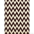 thumbnail image 2 of Allstar Burgundy Woven Hand Carved Chevron Geometric Area Rug (7' 9" x 10' 5"), 2 of 4