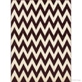 thumbnail image 2 of Allstar Burgundy Woven Hand Carved Chevron Geometric Area Rug (5' 2" x 7' 2"), 2 of 4