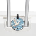 thumbnail image 3 of Seagull 2pcs PU Leather Round Bag Tags Suitcase Handbag Tags with Privacy Cover and Name ID Tag for Travel Luggage, Handbags, Backpacks, School Bags, 3 of 6