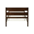 thumbnail image 6 of Miniyam Wood Twin Size Bed with Headboard for Kids and Teens, Espresso, 6 of 7