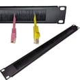 thumbnail image 1 of Sistema De Administración De Cables En Rack Para Servidores Con Ojal Cepillado 1U Cable Manager (Las Cerdas Mantienen Limpios Los Componentes), 1 of 1