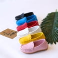 thumbnail image 3 of Zapatos para niños, primavera y otoño, estilo coreano, sin cordones, zapatos de guisantes de colores caramelo, zapatos de bebé, suela de tendón de res, zapatos para niños y niñas, 3 of 6