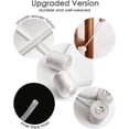 thumbnail image 5 of Curtain Tie Backs Strong Magnetic,Metal Curtain Tiebacks Hooks,Tie Clips Curtain Holdbacks Rings for Home Office Window Curtain Straps 1 Pair (red), 5 of 5