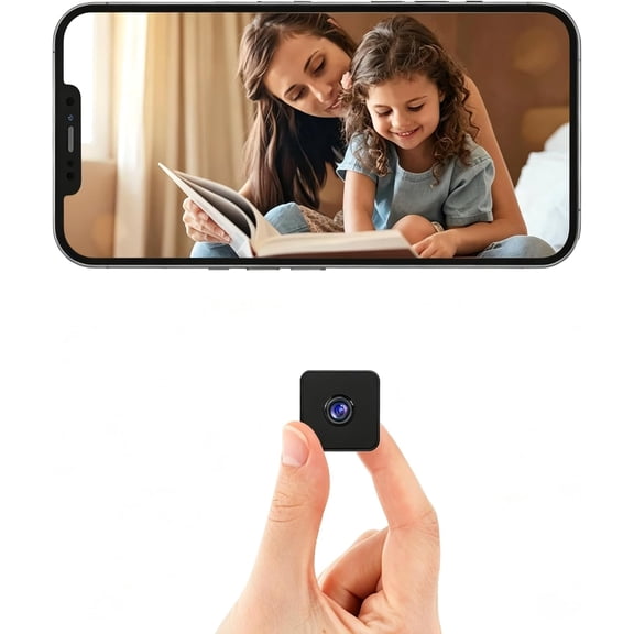 otnbgsr 2K WiFi Wireless Mini Camera Indoor Camera with Motion Detection Night Vision and Smartphone App Control