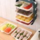 thumbnail image 2 of Estante para cajones de almacenamiento de cocina para montar en la pared, soporte para bandejas para servir gratis Feliz Sencillez, 2 of 5