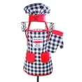 thumbnail image 1 of Tablier Manuel de Menuisier Pâtissant comme un Patron Garçon Chef 3 Pcs, 1 of 1