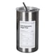 thumbnail image 1 of Tazas de café térmicas con tapa, tazas de café de paja, botella de agua reutilizable de doble capa para Chocolate caliente, bebida fría y caliente, 600ml de plata Gloria Taza de café térmica, 1 of 9