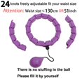 thumbnail image 1 of Aros deportivos ajustables inteligentes para ejercicio Abdominal, aro de Fitness de cintura delgada desmontable, masaje, gimnasio, entrenamiento en casa, pérdida de peso, 28, 1 of 4