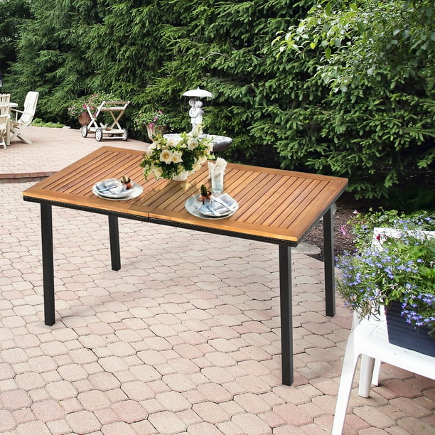 Patio table tops 2024 with umbrella hole