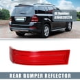 thumbnail image 2 of Unique Bargains Car Rear Right Bumper Reflector No.A1648201274 for Mercedes-Benz GL320 2007-2009 Plastic Red, 2 of 6