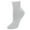Gray, variant on CTM  Diabetic Cushioned Ankle Socks (3 Pairs) (Women)