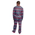 thumbnail image 2 of Men's New England Patriots NFL Wordmark Ugly Pajama Set, 2 of 2