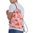 thumbnail image 3 of Kdxio Cute Mushroom1 Print Drawstring Backpack Bag,Waterproof Draw String Back Sack, Gym Drawstring Bags Swim Bag For Unisex, 3 of 9