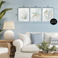 thumbnail image 3 of Stupell Industries Muted Sea Life Serenity 3 Piece Canvas Wall Art Set design by Hannah Dawson, 14 x 11, 3 of 7