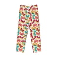 thumbnail image 2 of Vsdgher Colorful Butterflies Print Mens Pajama Pants Sleep & Lounge Pants, PJ Bottoms With elastic waistb and Pockets, 2 of 5