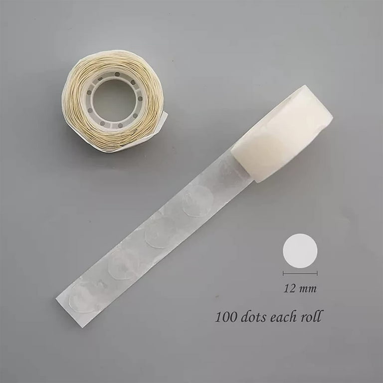 FEMITOM glue point clear balloon glue removable adhesive dots double sided  dots of glue tape for