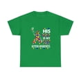 thumbnail image 2 of His Fight Is My Fight Support Autism Awareness For Mom Dad Shirt, 2 of 2