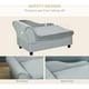 thumbnail image 5 of HOWEN Luxury Fancy Dog Couch with Hidden Storage, Small Dog Sofa Bed with 2" Soft Foam, Modern Pet Furniture for Puppies & Little Breeds, Pale Gray, 5 of 18