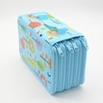 thumbnail image 3 of Large Capacity 36-Hole Pencil Case with Colorful Cartoon Owl for School Supplies, 3 of 7