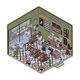 thumbnail image 1 of Pegatinas 3D Para La Casa Diy Pegatinas Diy Escena Crea Tu Propio Supermercado | Cafetería | Restaurante | Librería Fu N Pegatinas Con Divertidas Escenas De Dibujos Animados, 1 of 6