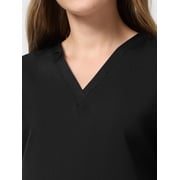 Scrubstar Ultimate Women’s Antimicrobial Welt Pocket V-Neck Scrub Top, Sizes XS–3XL