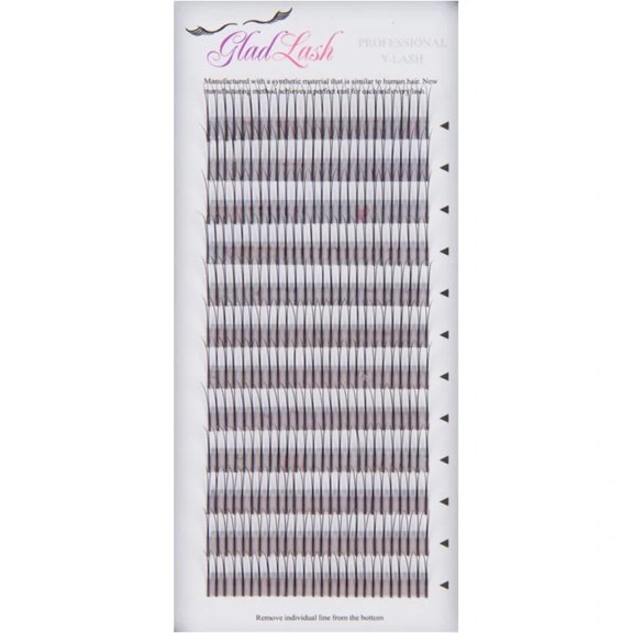 Glad Lash Signature Double Configuration 2D Y Eyelashes