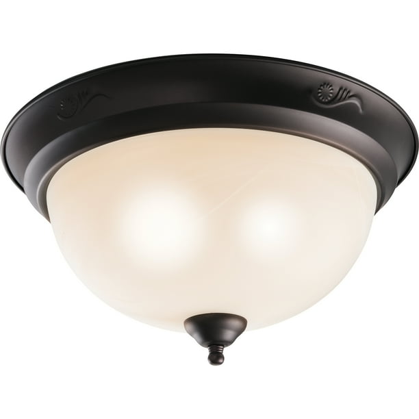 Better Homes & Gardens 15" 1-Light Flush Mount Ceiling ...