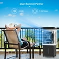 thumbnail image 4 of DISHUP Portable Swamp Cooler,3500 CFM Evaporative Air Cooler with 9.3Gal/35L Water Tank,Portable Air Conditioner,Indoor or Outdoor, 4 of 7