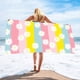 thumbnail image 1 of Toalla de playa, toallas de baño, nueva toalla de playa de fibra fina, toalla estampada, toalla absorbente para playa, natación y vacaciones que rodea la playa., 1 of 7