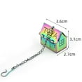 thumbnail image 6 of Stainless Steel Tea Strainer , House Shape Mesh Tea Filter Loose Leaf Tea Infuser Strainers with Chain Hook, 6 of 8