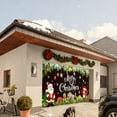 thumbnail image 4 of PRETXORVE Christmas Decorations, Christmas Decor, Garage Garage Festive Scene Door Party Background, 4 of 6