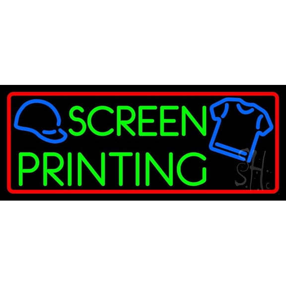 Screen Printing LED Neon Sign 13 x 32 - inches, Clear Edge Cut Acrylic Backing, with Dimmer - Bright and Premium built indoor LED Neon Sign for Computer & Electronics store decor.