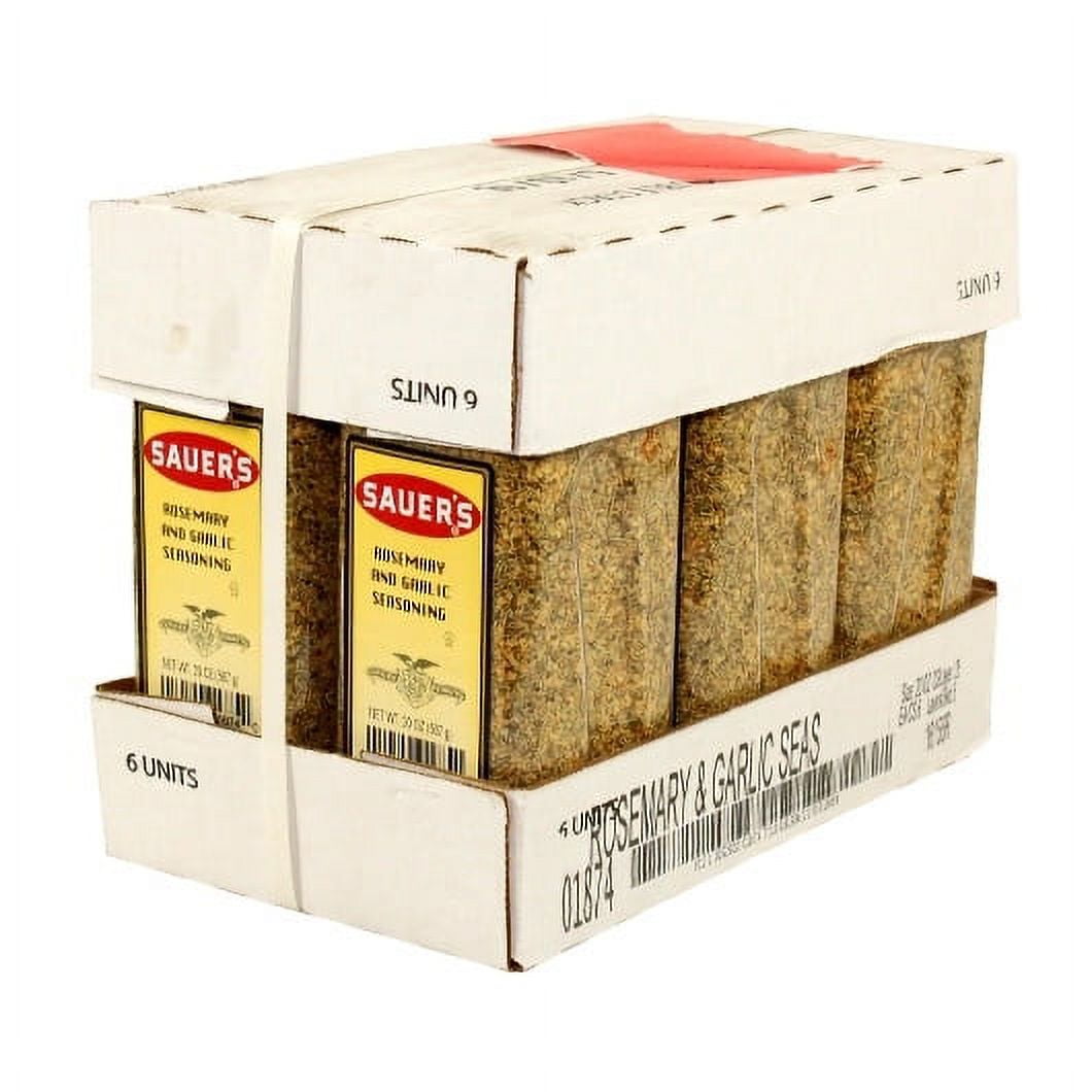 Sauer Rosemary & Garlic Seasoning, 20 Ounce, 6 Per Case