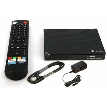 2025 Vseebox V3 pro Version Voice Control, 8K HDMI&Ethernet Cable, Android 11, 4GB RAM, 64GB Storage