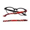 thumbnail image 1 of Temeplesox Eyewear Sleeve Arm Covers Comfort Color, Red Plaid Large, 1 of 2