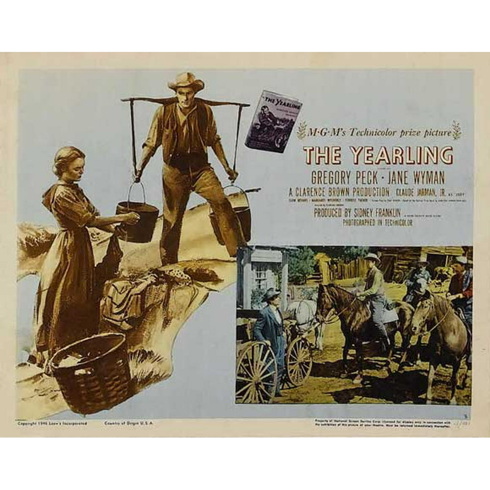 The yearling movie poster style f 11 x 14 1946 walmart