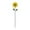 Yellow, variant on colaxi Metal Wind Garden Stake Lawn Decoration Rotatable Sturdy Versatile for Yard Art Decor Windmill Height 116cm Orange