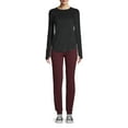 thumbnail image 4 of ClimateRight by Cuddl Duds Women's and Women's Plus Stretch Fleece Base Layer Top, 4 of 8